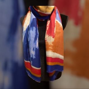 Abstract  Oblong Scarf